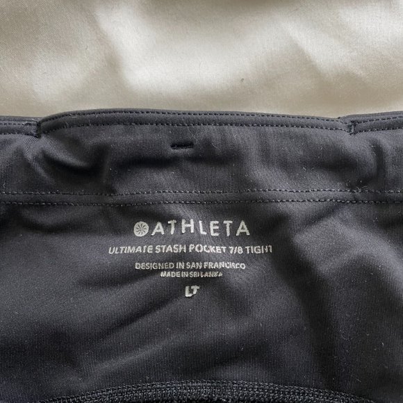 Athleta Salutation Stash 7/8 Tight - Size Large Tall - Like New! - Picture 2 of 3